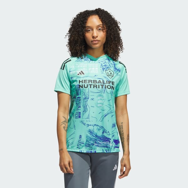 Adidas For The Oceans Parley Mexico Soccer Practice Jersey Youth Medium