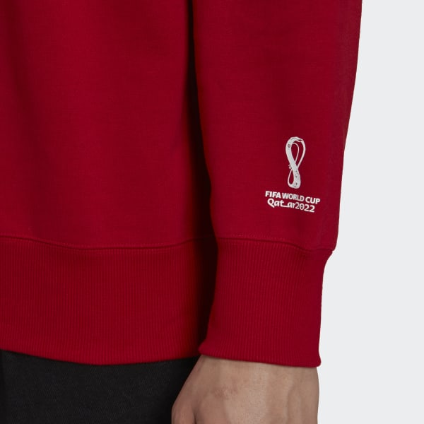 Rojo Sudadera cuello redondo Copa Mundial de la FIFA 2022™ España