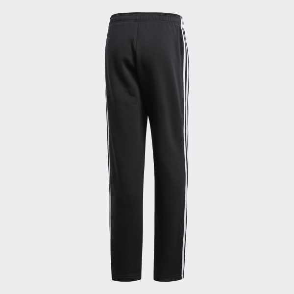 black adidas fleece pants