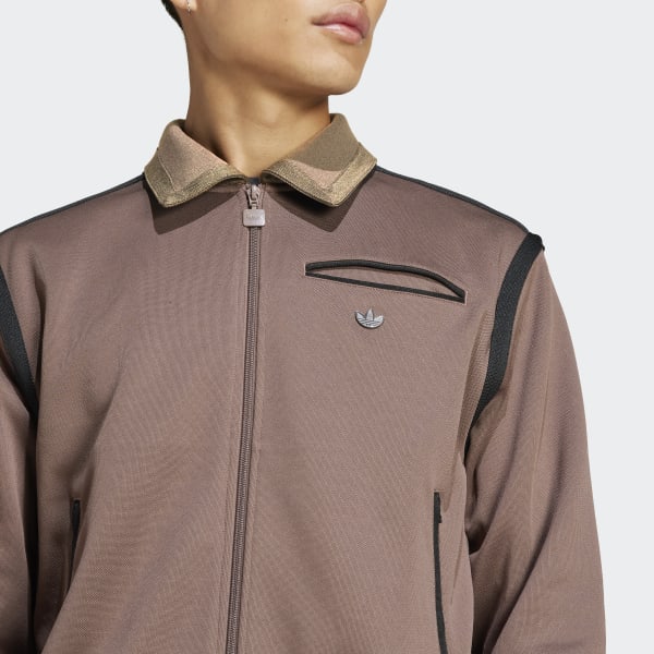adidas Premium Track Top - Brown | adidas UK
