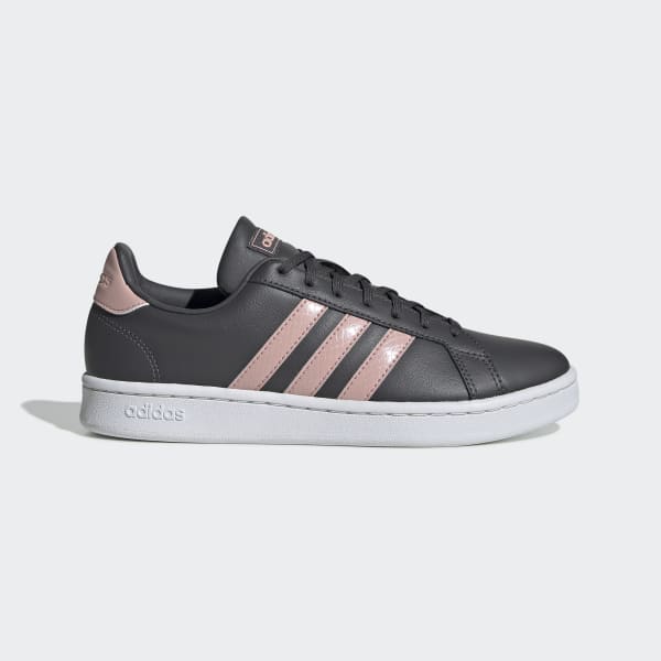 adidas gray and pink shoes