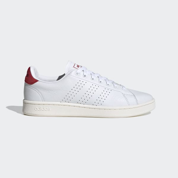 Adidas blancas con discount rojo