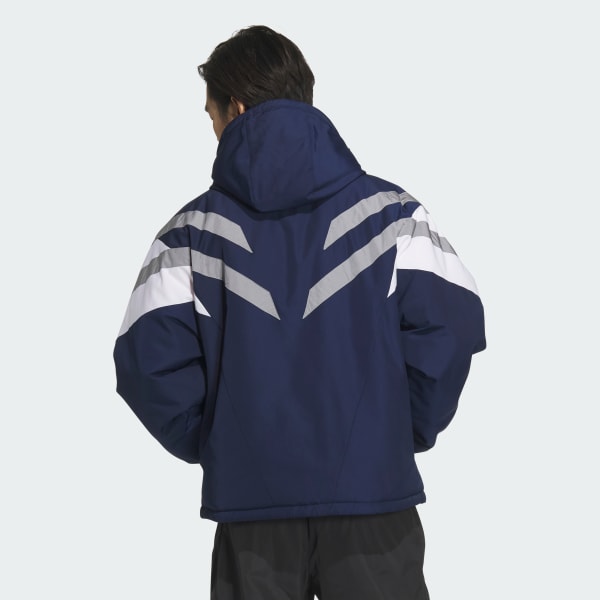アディダス VINTAGE PAD JKT - ブルー | アディダス ジャパン