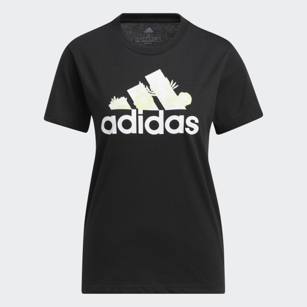Adidas floral tee top