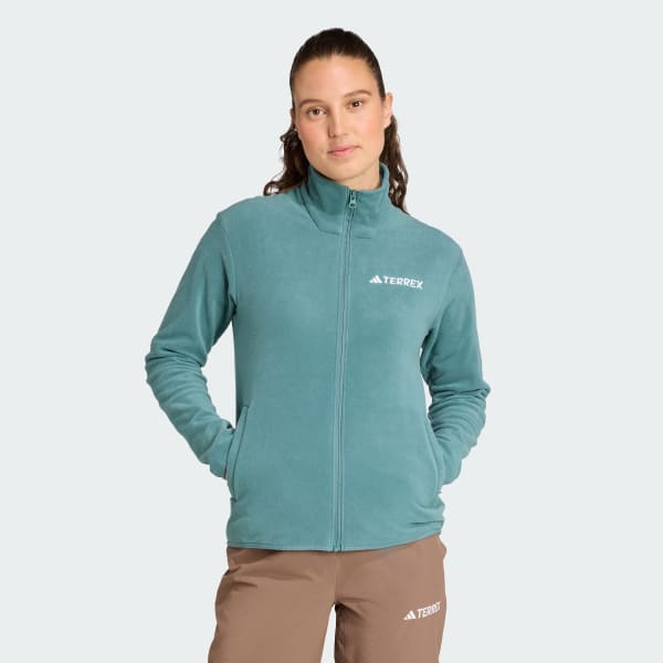 Gronn Multi Essentials Full-Zip Fleece Jakke