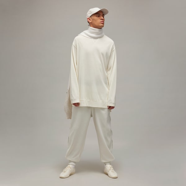 สีขาว เสื้อยืดแขนยาวพรีเมียม Y-3