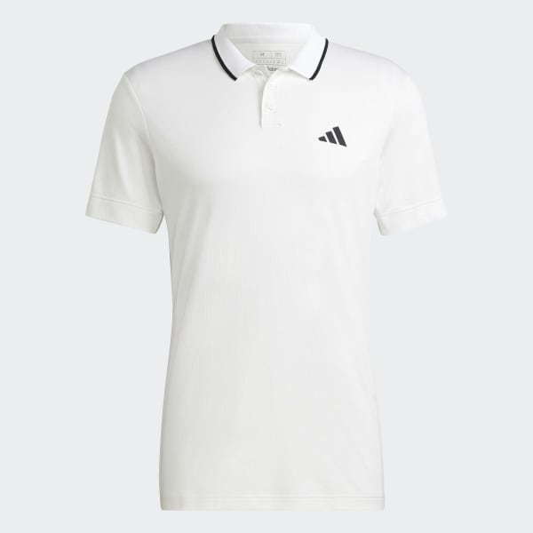 bílá Polokošile Tennis FreeLift