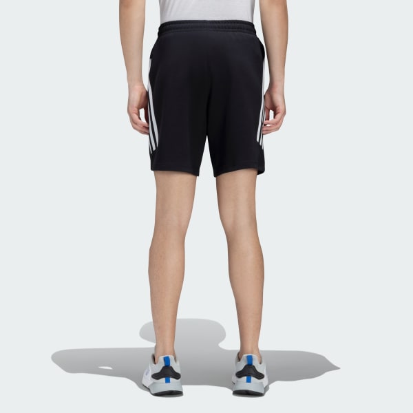 Black FUTURE ICONS 3 STRIPES SHORTS