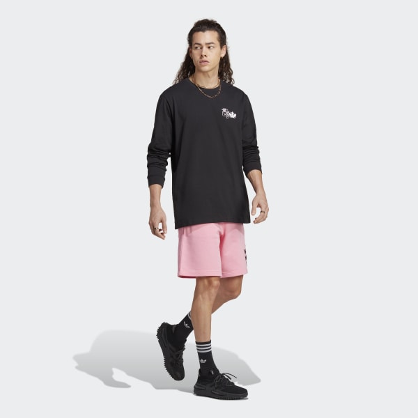 Negro Camiseta manga larga Hack the Elite Graphic
