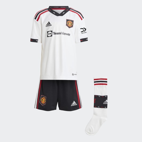 Vit Manchester United 22/23 Away Mini Kit