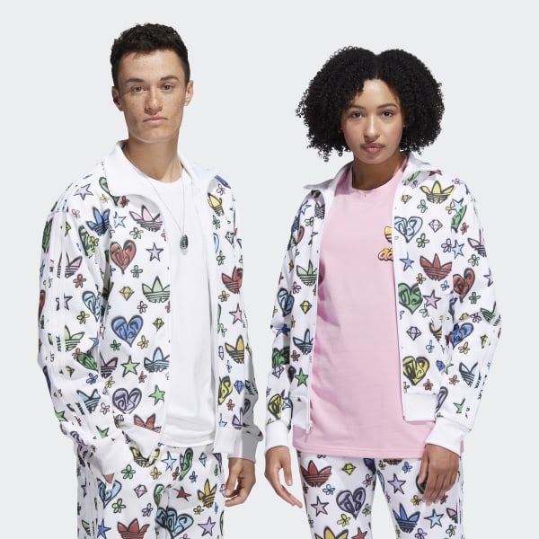 Bianco Track top Monogram Jeremy Scott Firebird (Neutral)