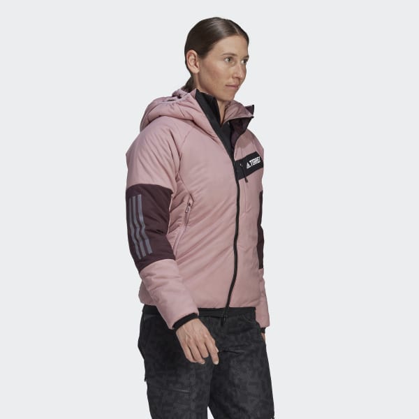 Purple Terrex Techrock Stretch PrimaLoft® Hooded Jacket