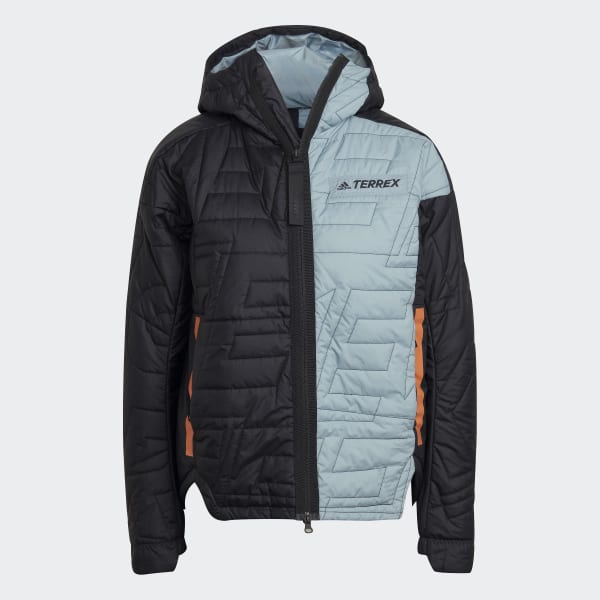 Preto Casaco Acolchoado com Capuz PrimaLoft MYSHELTER TERREX