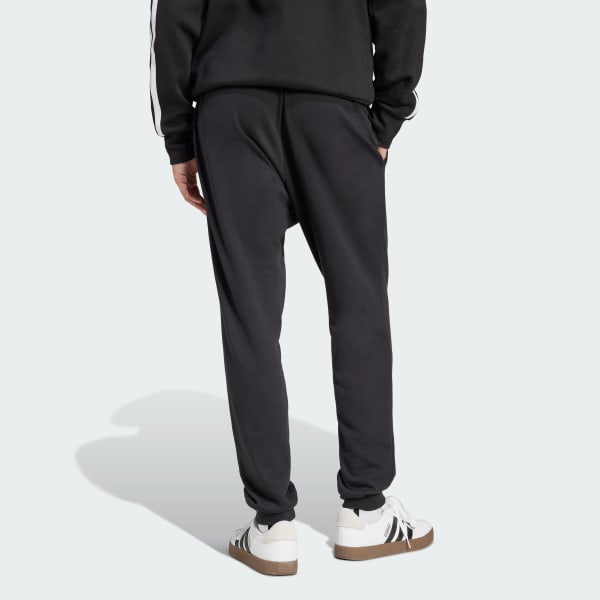 Nero Pantaloni Essentials Feel Comfort French Terry