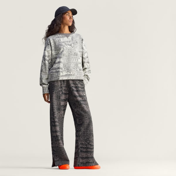 Bej adidas by Stella McCartney Desenli Bol Sweatshirt