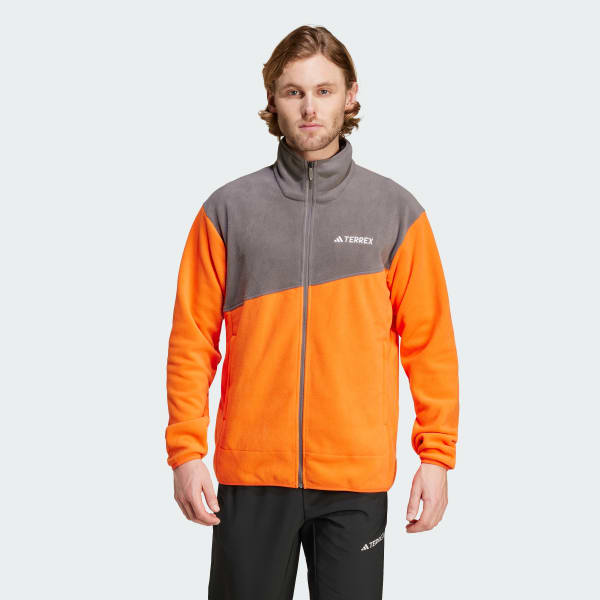 adidas Terrex Multi Full-Zip Fleece Fermuarlı Üst - Turuncu