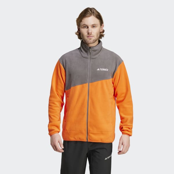 【りた 】 adidas Terrex Multi Full-Zip Fleece Fermuarlı Üst - Turuncu