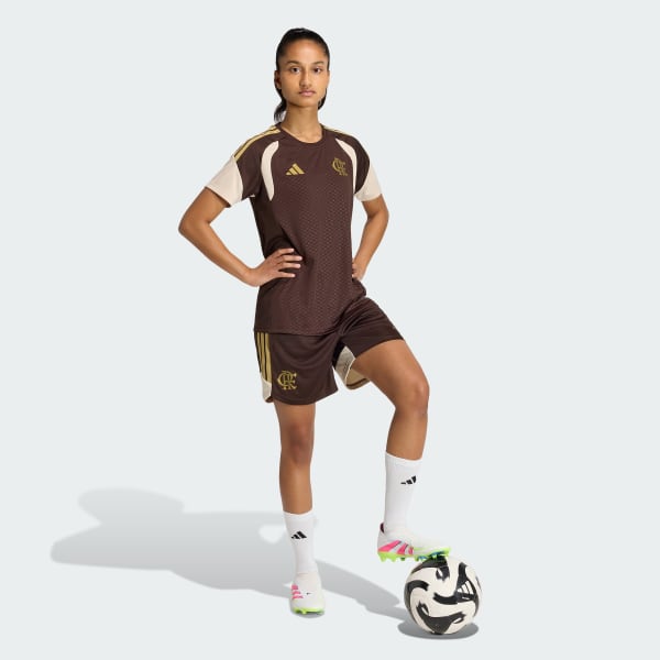 Marrom Camisa Treino TIRO 26 Competition CR Flamengo