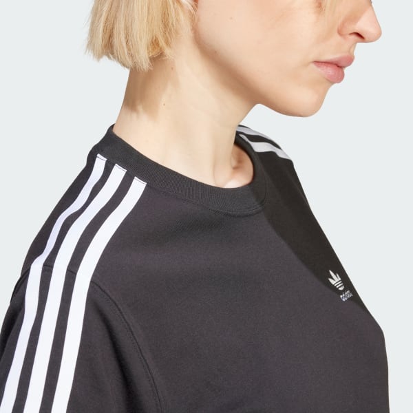 NWT 2 pc XL adidas original 3 stripe outfit woman's t-shirt