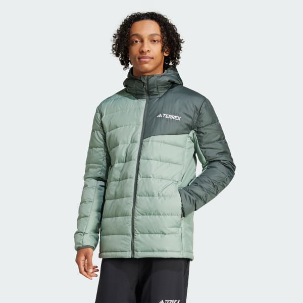 Grun Terrex Multi Light Hooded Daunenjacke