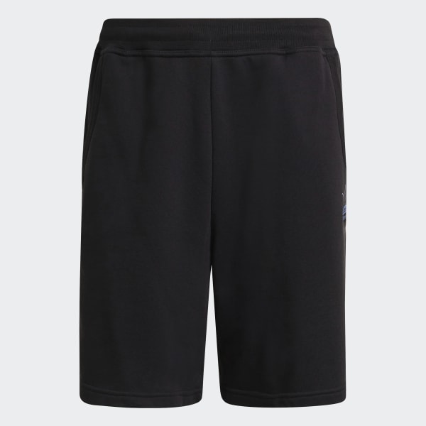 Black R.Y.V. Abstract Trefoil Shorts 20743