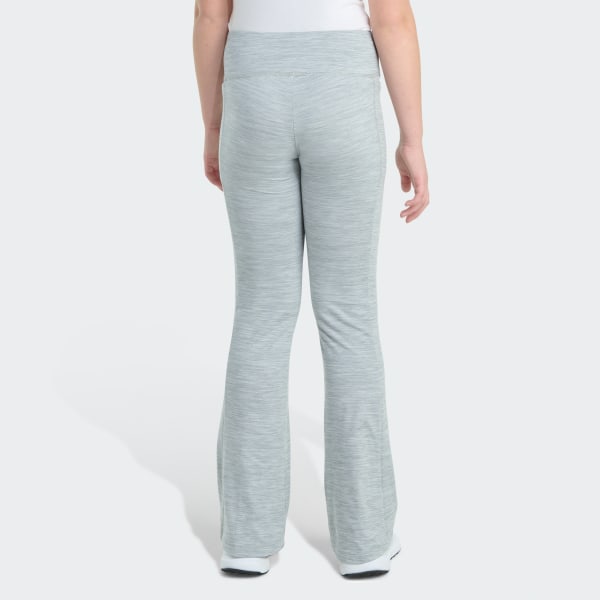 Grey Mélange Flare Leg Pant

