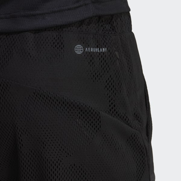 Czerń Melbourne Tennis Two-in-One 7-inch Shorts