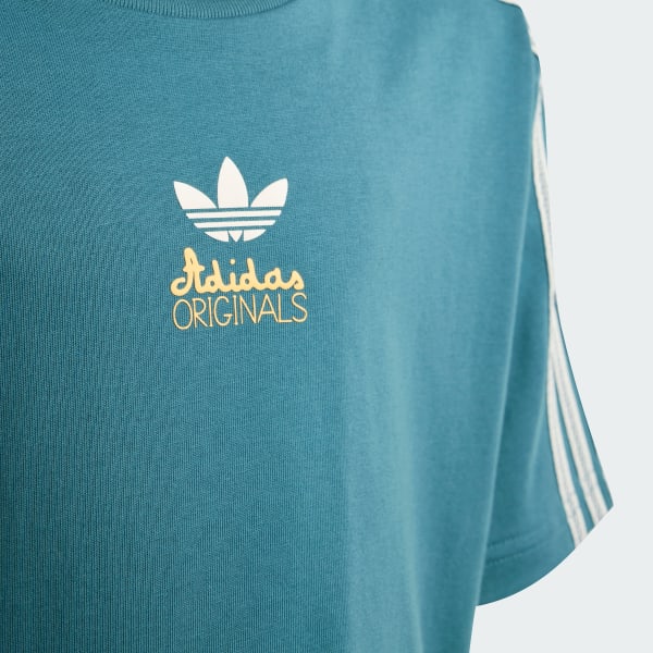 สีเขียว เสื้อยืด adidas Originals Summer Glow