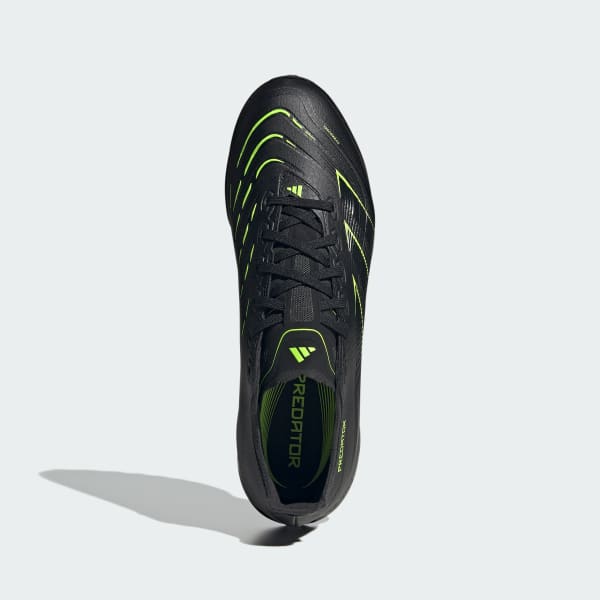 Negro Zapatos de fútbol Predator League pasto sintético