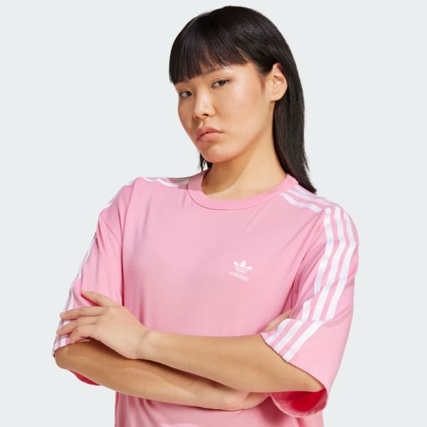 Adidas california tee pink best sale