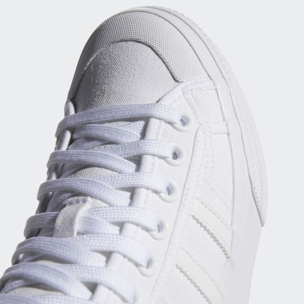 White adidas Nizza Platform Shoes, FV5322