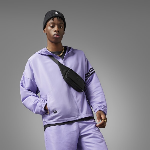 adidas Adicolor Neuclassics Windbreaker - Purple | Men's Lifestyle 