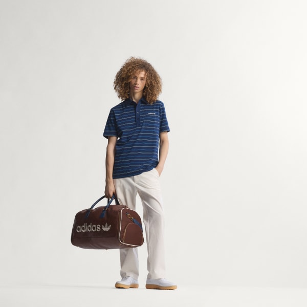 Biru Polo adidas Originals Archive Stripe
