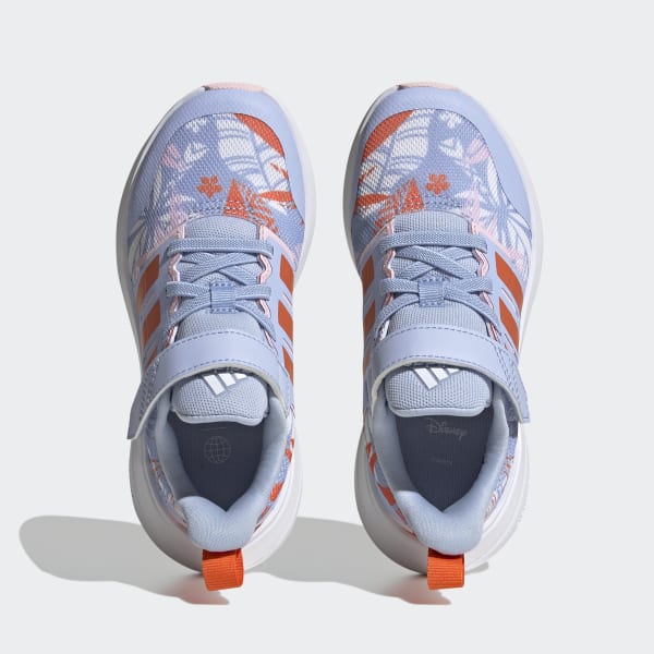 Azul Zapatillas adidas x Disney FortaRun 2.0 Moana Cloudfoam Tira Ajustable y Cordones Elásticos