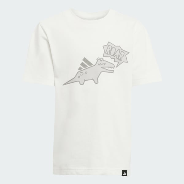 Blanc T-shirt Adiraptor Graphic Enfants