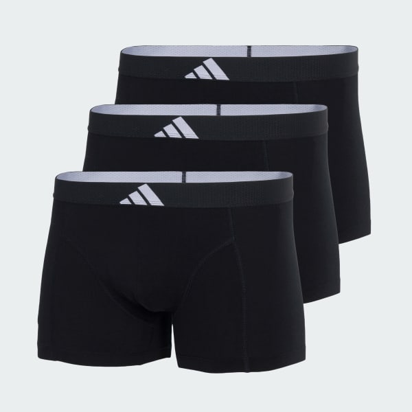 Black ACTIVE FLEX COTTON BODY TRUNK 3 PACK UNDERWEAR