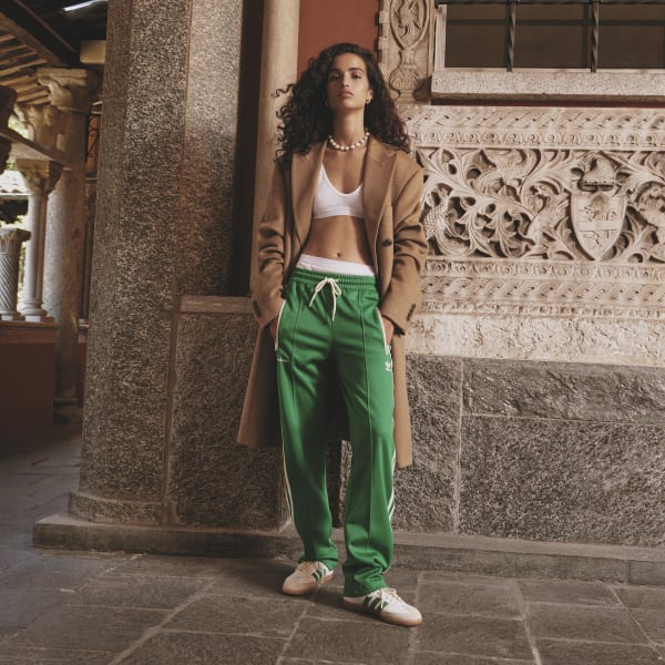 adidas x Sporty & Rich Track Pants - Green | Free Shipping