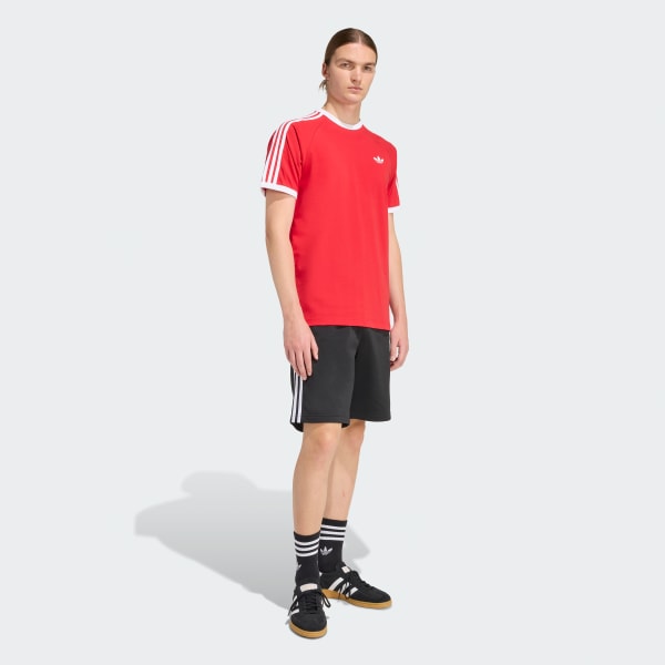 Red 3-STRIPES TEE