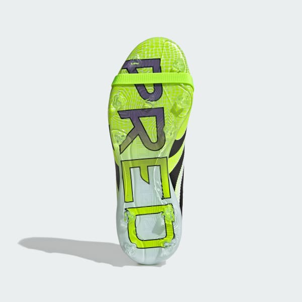 White Predator Elite Fold-Over Tongue Firm Ground Boots Kids
