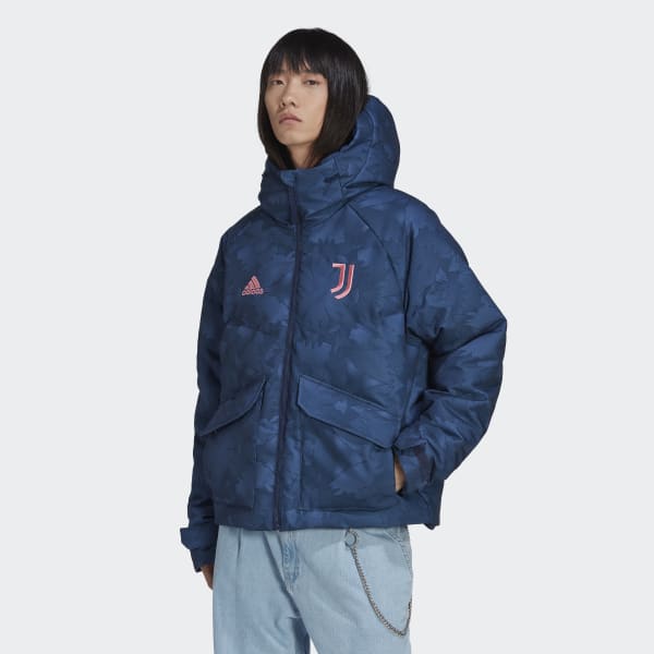 Niebieski Juventus Lifestyler Down Jacket ZB153