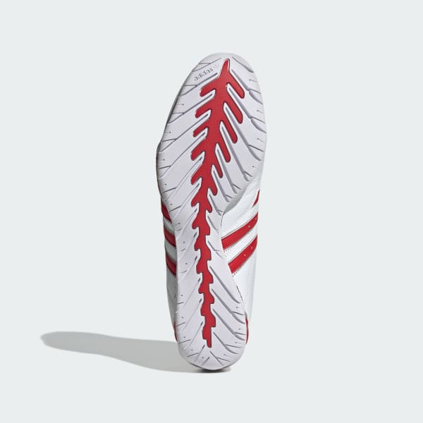 White Adi Racer Lo Shoes