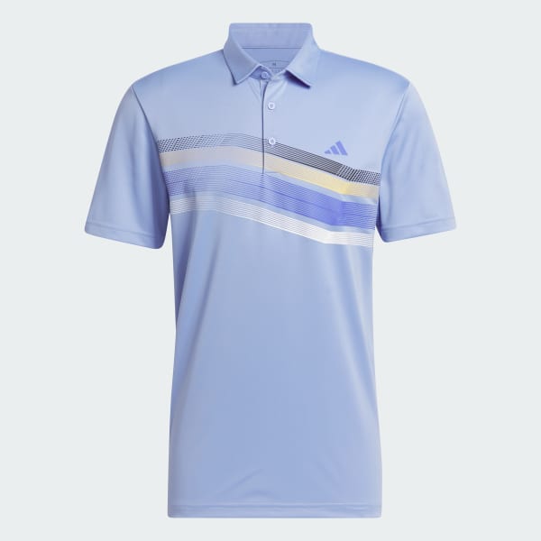 Blue Core Chest Stripe Polo Shirt