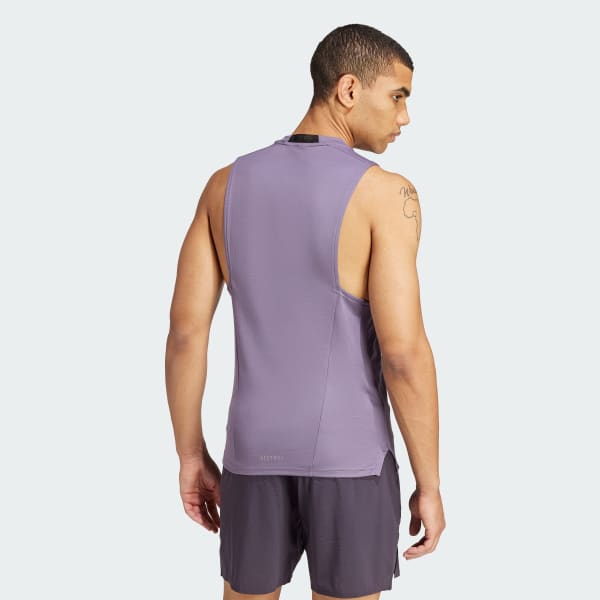 Purple Designed for Training Workout HEAT.RDY Tank Top