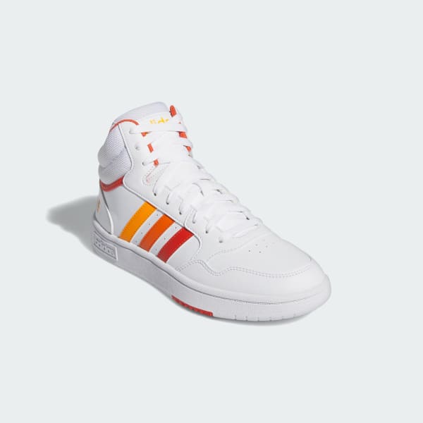 White Hoops 3.0 Mid Shoes