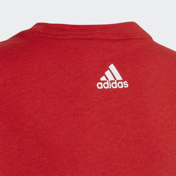 Rot Future Icons 3-Streifen T-Shirt