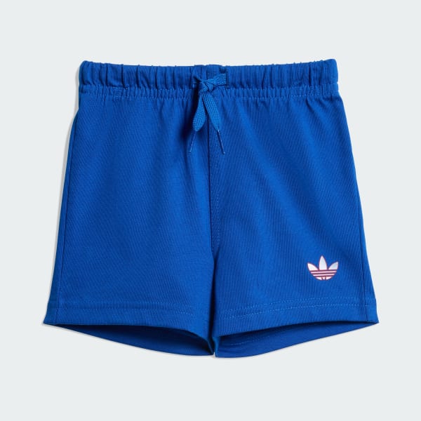 Blue TREFOIL SHORT TEE SET