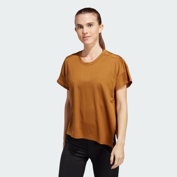 Adidas shop shirt bruin
