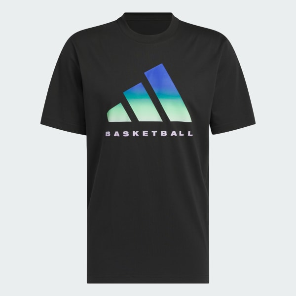 Negro Camiseta estampada de baloncesto adidas
