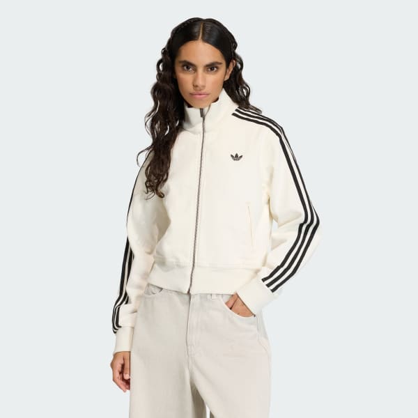 White FIREBIRD TRACK TOP DENIM