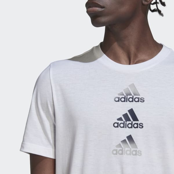 adidas Designed to Move Logo Tee - White | Men\'s Training | adidas US